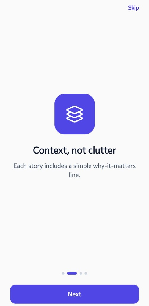 Insights onboarding: Context, not clutter